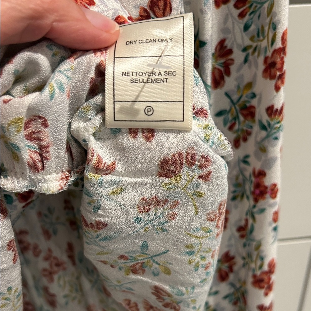Jack by BB Dakota Floral V-Neck Peplum Blouse - Picture 6 of 10